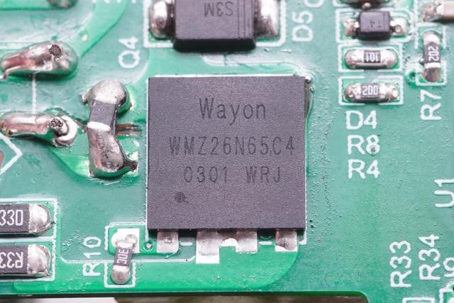 Wayon代理商，維安代理商，65W PD電源， 超結(jié)MOS管WMZ26N65C4 ， 同步整流管WMB085N10LG2