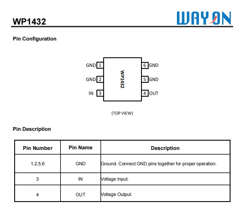 Wayon維安新品推薦，36V OVP過電壓保護IC，Over-Voltage Protection lC ， WP1432.png