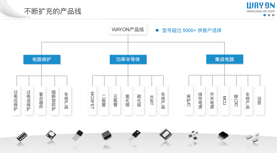 WAYON代理商，維安MOS管，維安SBD，肖特基二三極管，維安LDO線性穩(wěn)壓，PTC，保險絲，ESD ，IGBT ，OVP， TVS代理商.png